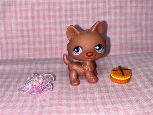Rare LPS Littlest Pet Shop Husky Dog With Handmade Bow Cookie (005) - Etsy