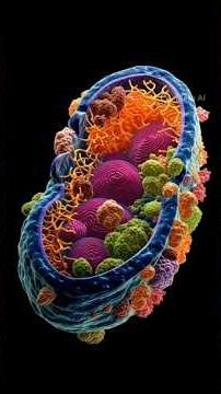 Mitochondria 3D structure #biology #biologyvibes #biofacts #mitochondrialfunction