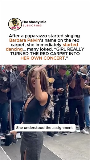 Barbara Palvin Turned the Red Carpet Into Her Own Concert #barbarapalvin