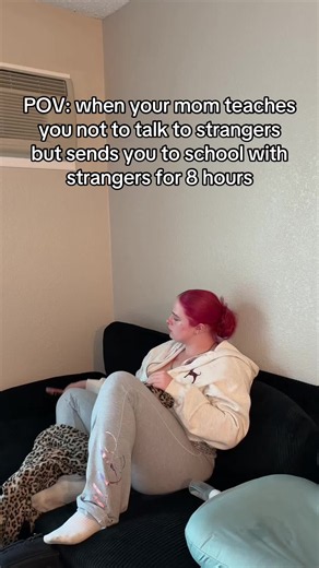 POV: Mom says 'don't talk to strangers' but sends you to school with strangers
