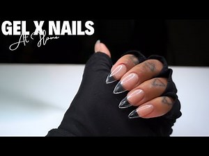 How To Do Gel X Nails At Home | Beginner Friendly Tutorial