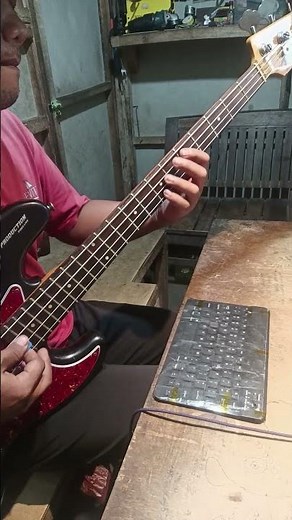 Intro music bass versi original. #bass #coverlagu #tutorial