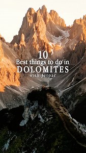 3.7K views · 575 reactions | 10 best things to do in Dolomites, Italy...