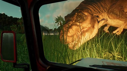 【JWEvolution侏罗纪世界进化 2】游戏实况 第一视角近距离观看霸王龙等