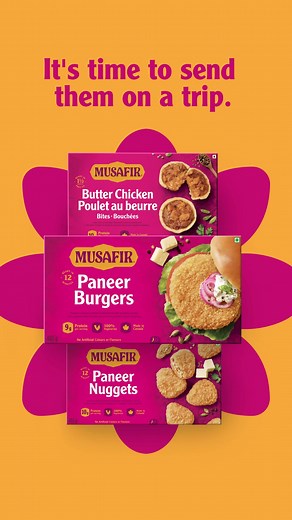 Meet Musafir. Indian flavours in formats you already love. Proudly made in Canada. 9 grams of protein per serving. | Musafir