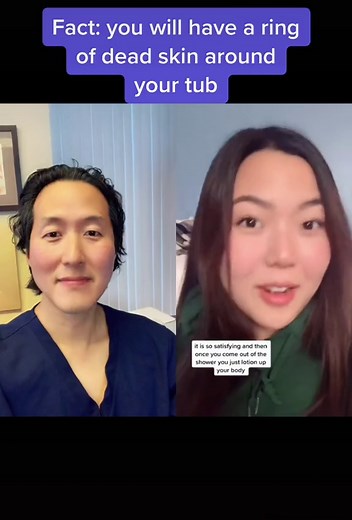 #duet with @hannahkim903 Korean washcloth to exfoliate: FACT or CAP? #koreanwashcloth #learnontiktok #tiktokpartner #korean #exfoliation