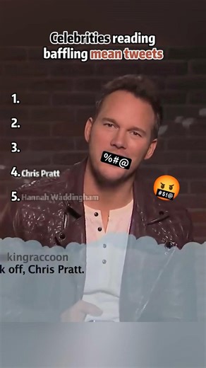 Celebrities reading baffling mean tweets(1) #GwynethPaltrow #ChrisPratt #TracyMorgan #HannahWaddingh
