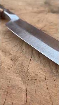 Discover the Art of Knife Making with Old Car Springs#viral #ytshorts #shortsfeed #fyp #diy #art