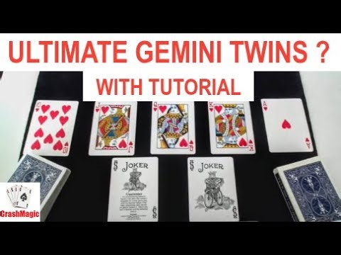 The Ultimate Gemini Twins Card Trick Performance AND Tutorial