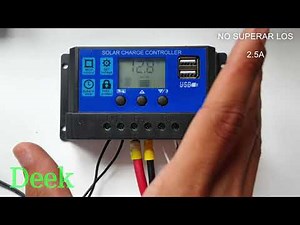 PWM solar charge controller, 10, 20 and 30 amp models: learn how to program them