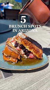 5 great brunch spots in Arizona!! Which ones did we miss?! 📍 @whatscrackincafe 📍 @brunchsnobrestaurant 📍 @henhousecafe_az 📍 @prepandpastry 📍 @hashkitchen #brunch #az #arizona #brunchspot #brunchideas | Hungry Hotline