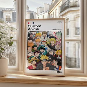 Custom Anime Poster: Museum-grade Manga Art Print - Etsy