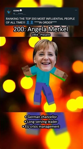 EU Crisis Management Leader - Angela Merkel