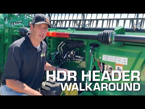 John Deere HDR Header Walkaround
