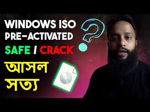 Windows Pre-Activated ISO Explained In Bangla - Safe or Cracked?