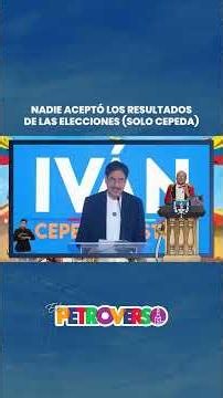 Nobody accepted the ELECTION RESULTS (Except CEPEDA) #notidanny #petroverse #humor #comedy