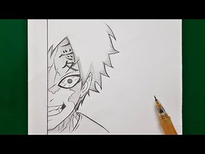 How to draw Gaara from naruto | Gaara transformation step by step | easy tutorial