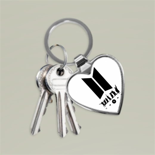 Engraved Stainless Steel Heart Keychain - Etsy