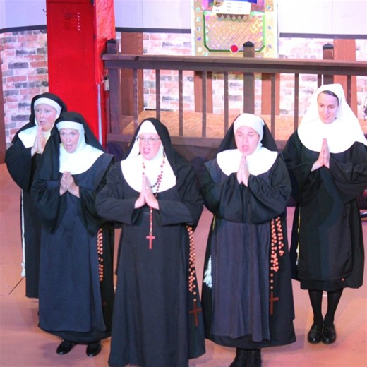 Our 'Nunsense' cast has had four amazing performances with audiences continuing to give nothing but great reviews! Only 2 chances left to see this hilarious show! Hope to see you tonight at 7:30pm or tomorrow at 2:00pm! Tickets can be purchased on our website: https://harlequinstheatre.com/2025-2026-season/nunsense Have we sold out of tickets for the performance you planned to attend? Try walking in! Sometime reserved tickets don't get claimed, or we may have a few folding chair spaces available