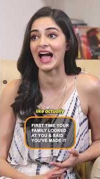 Ananya Panday 💖 Reveals she was obsessed with Hrithik Roshan 🔥 #shorts #ananyapandey #hrithikroshan