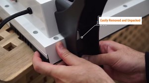 Airchoice Electric Space Heater, 1500W Wall Mounted with Stand, Energy Saving, Timer, 3 Modes, Infrared Heater for Bedroom, Bathroom, Office