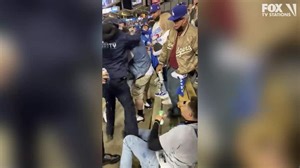 VIDEO: Dodger fans brawl during crucial Game 4 of NLDS