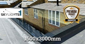 Flat Roof Skylight 1500 × 3000 mm – Extra Large | Skylights1