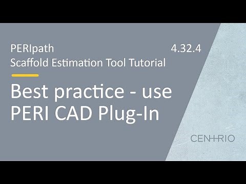 PERIpath SET | Best practice - use PERI CAD / AutoCAD Plug-In