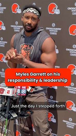 Myles Garrett isn’t just talking about a big year ahead—he’s building it day by day. Standard = Set. Video: Paris McGee Jr., cleveland.com | Cleveland Browns on cleveland.com