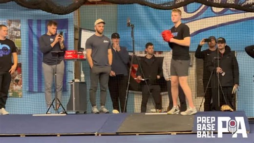 2027 RHP Chris Grasso (St. Joe’s Prep, PA); 6-4 205 lbs @CanesBaseball Commit FB: 92-94💥 SL: 79-80 (2886😵‍💫) CH: 86-87 Always nice to Grasso’s SL that buckles always seems to buckle hitters. Demon sink on the FB & late break on the SL. Will be a fun follow this spring 👍 @chrissgrasso | @baseballperformancecenter_ | Prep Baseball Report - Pennsylvania