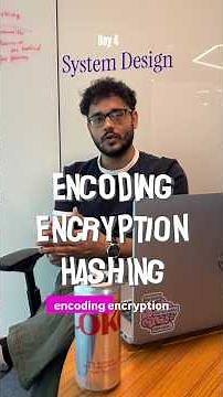 ENCRYPTION vs HASHING vs ENCODING - System Design Series #systemdesign #encryption #hashing #ai