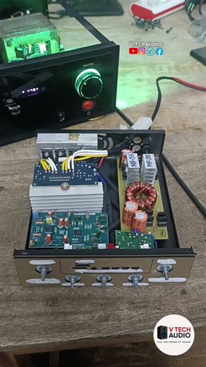 12V Dc Audio Amplifier / 4.1 CH Audio System #reels #amplifiers #audioamplifier #12volts #dcaudio