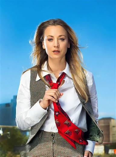 Kaley Cuoco Walking On Sunshine