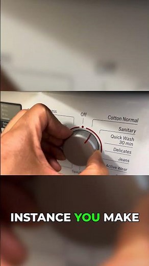 Washing Machine Anti-Shrink Hack: Use Cold Water! . ASMR #ASMR