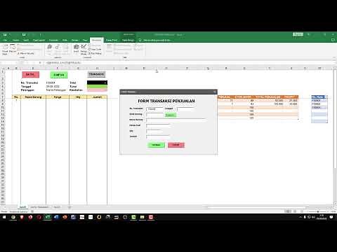 APLIKASI KASIR EXCEL | APLIKASI EXCEL