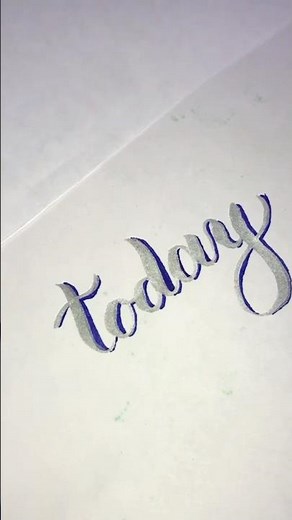 Easy Shadow Calligraphy