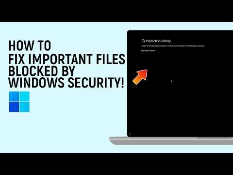 How to Fix Important Files Blocked by Windows Security [easy]