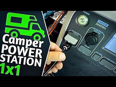 Installing a power station as an on-board power supply in your camper van | Tips & Tricks for AC2...