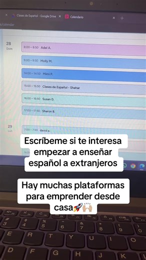 Emprender desde casa enseñando español