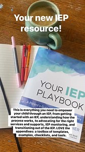 Your IEP Playbook: IEP Templates, Goals, and Information to help the Parent Advocate for their Child through the IEP Process. Get it here: https://amzn.to/3WAheXp (affiliate link) | The OT Toolbox