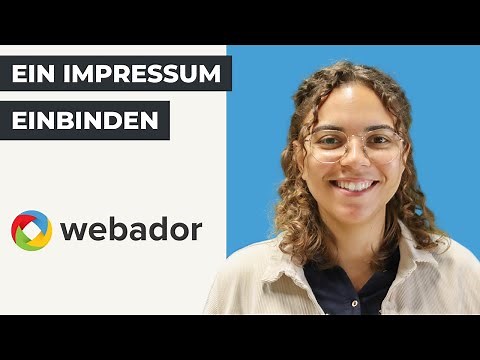 Wie binde ich ein Impressum in meine Website ein?