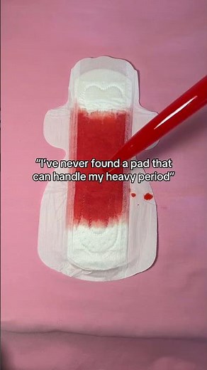 A pad for heavy periods - that's super soft, comfortable, and eco-friendly