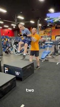 David attempts new things in the gym. #personaltrainer #specialneeds #move #overcome #obstacles