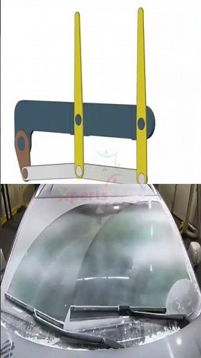 Windshield Wiper Mechanism #windshield #wiper #mechanism #cad #shorts #ytshorts