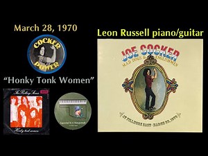Joe Cocker Mad Dogs & Englishmen 1970 "Honky Tonk Women" Leon Russell Easter message