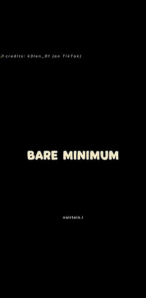 The Bare Minimum | Bare Minimum - SABI, MIYA BOYKA (Lyrics) #editlyrics #tiktok #translation #lyrics