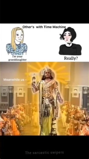What I'd do with a Time Machine 🙏✨ | Mahabharat Meme