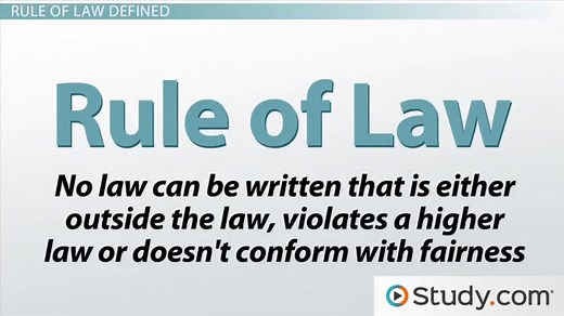 Rule of Law | Definition, History & Examples