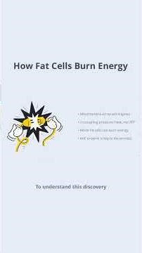 Triggering self combustion in fat cells for weight loss