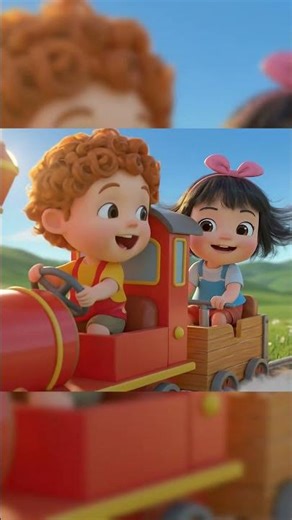 Choo Choo Train Adventure! | Fun Springtime Song for Kids 🌸🚂